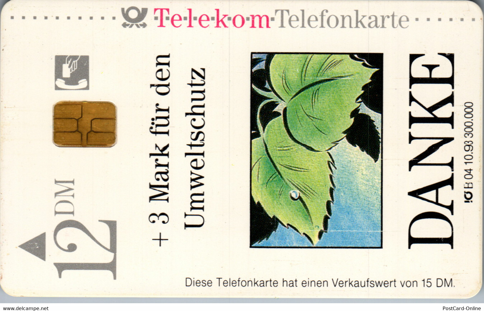 27299 - Deutschland - Danke , Umweltschutz , Benefiz - B-Series: Benefizkarten