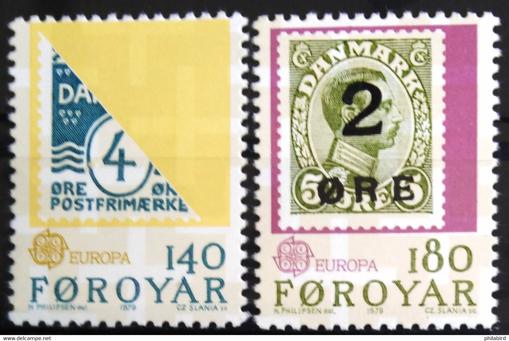 EUROPA 1979 - FEROE                   N° 37/38                      NEUF** - 1979