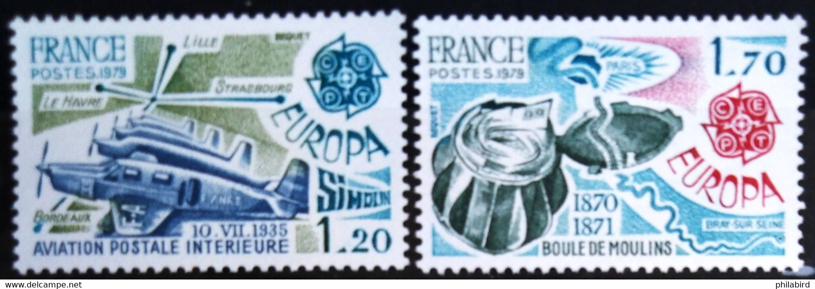 EUROPA 1979 - FRANCE                   N° 2046/2047                      NEUF** - 1979