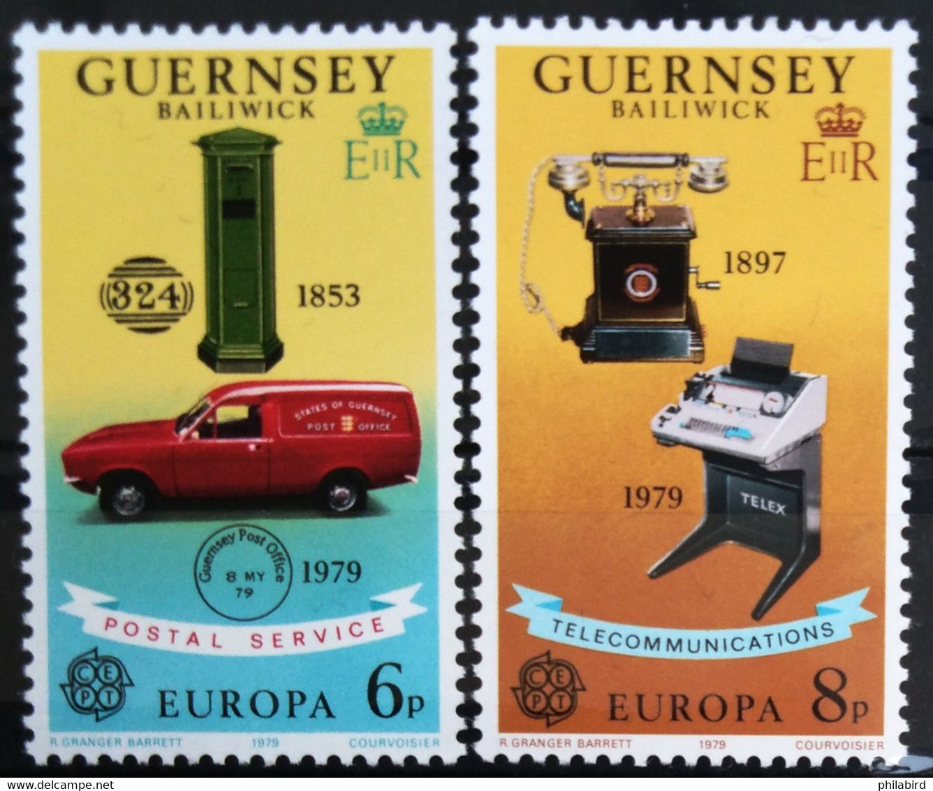 EUROPA 1979 - GUERNESEY                   N° 184/185                     NEUF** - 1979