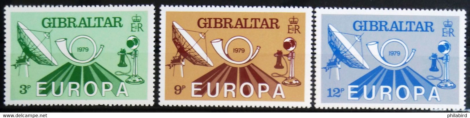 EUROPA 1979 - GIBRALTAR                   N° 393/395                     NEUF** - 1979