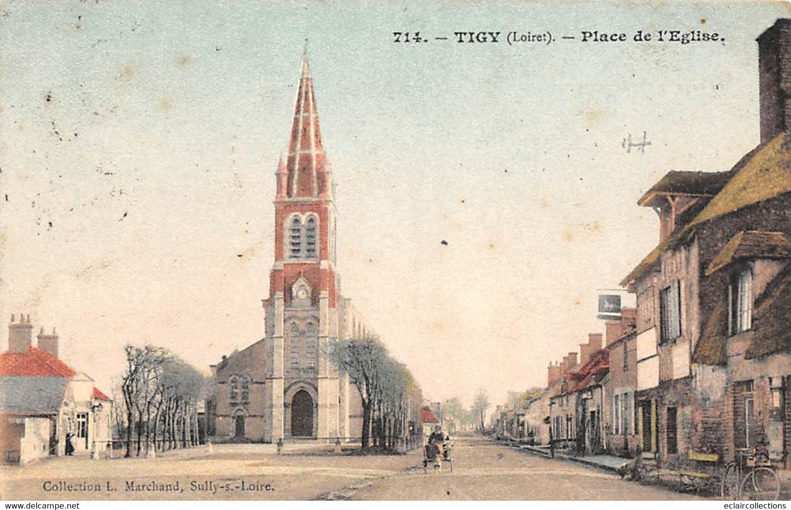 Tigy         45      Place Et Eglise        (voir Scan) - Sonstige & Ohne Zuordnung