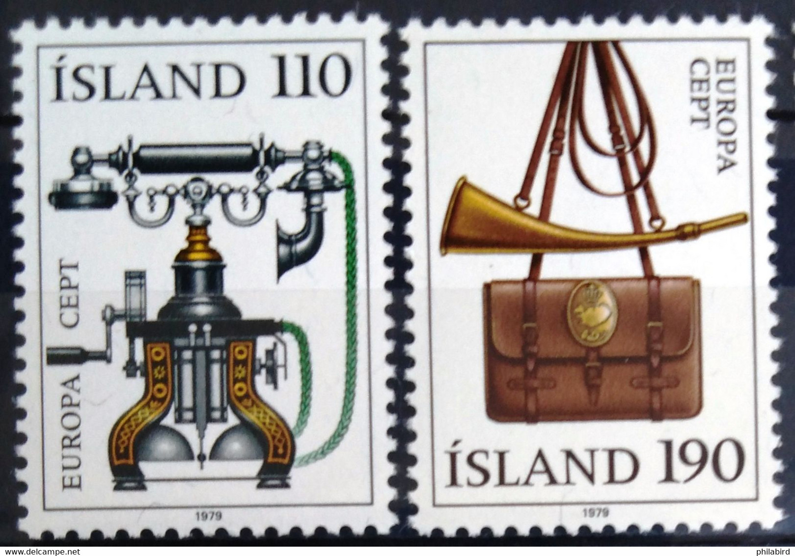 EUROPA 1979 - ISLANDE                 N° 492/493                     NEUF* - 1979