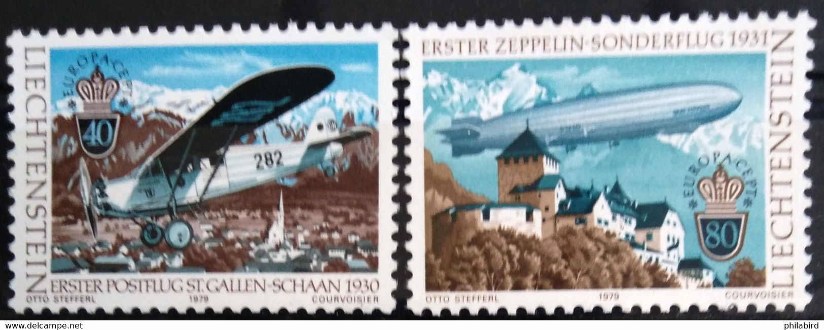 EUROPA 1979 - LIECHTENSTEIN                 N° 664/665                     NEUF** - 1979