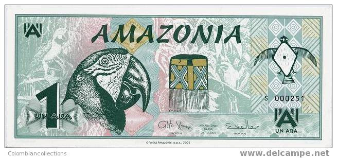 Lote 500, Amazonia, Ara, Billetes, Bank Notes - Sonstige – Amerika
