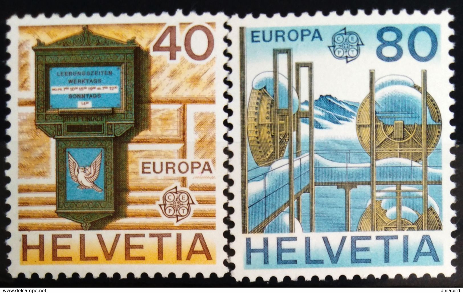 EUROPA 1979 - SUISSE                N° 1084/1085                    NEUF** - 1979