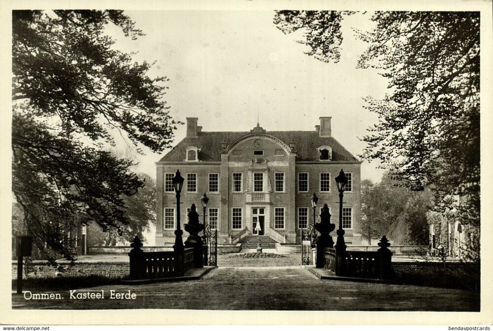 Nederland, OMMEN, Kasteel Eerde (1950s) Ansichtkaart - Ommen