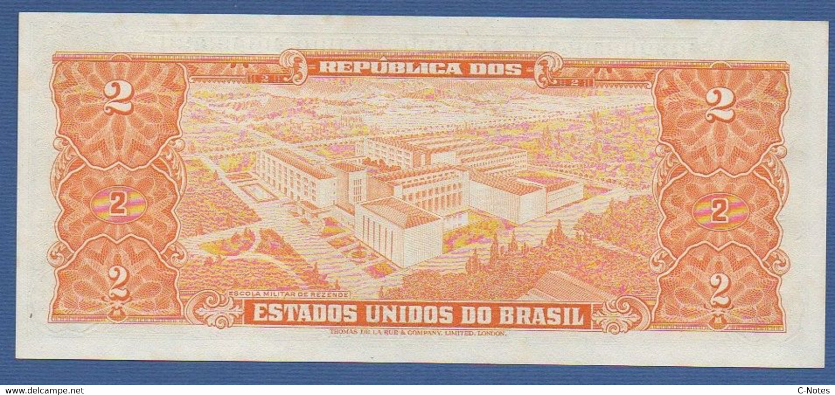 BRAZIL - P.157Ab – 2 CRUZEIROS ND (1956 - 1958) UNC-, Serie 636 027342 - Brésil