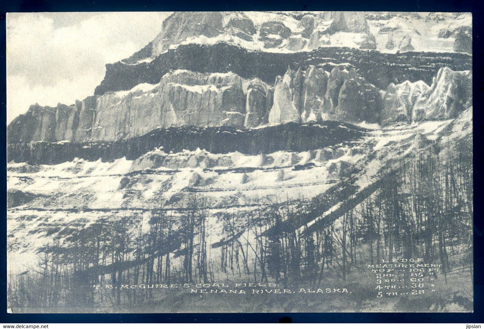 Cpa USA  Alaska Nenana River , T.R. McGuire's Coal Field    JA22-67 - Fairbanks