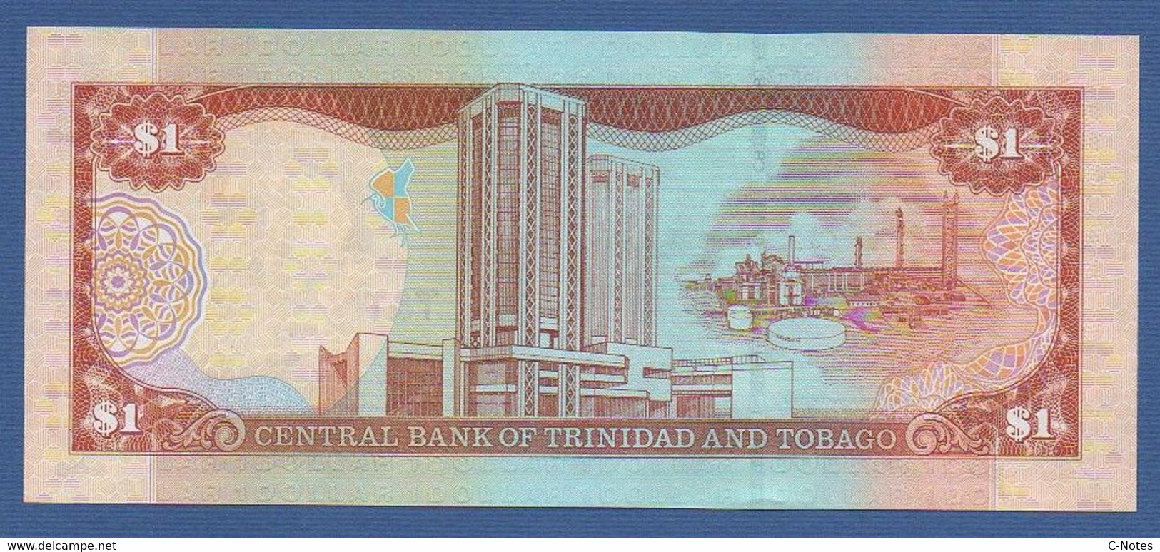 TRINIDAD & TOBAGO - P.41 – 1 Dollar 2002 UNC, Serie BQ817754 - Trinité & Tobago