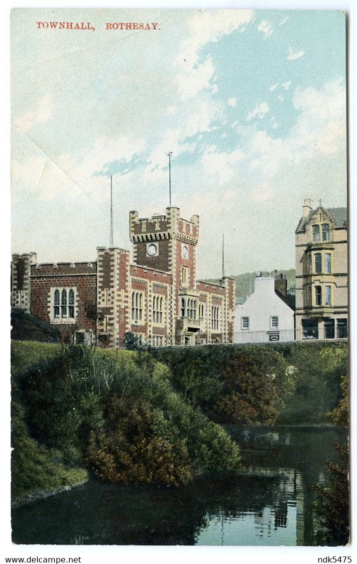 ISLE OF BUTE : ROTHESAY, TOWNHALL - Bute