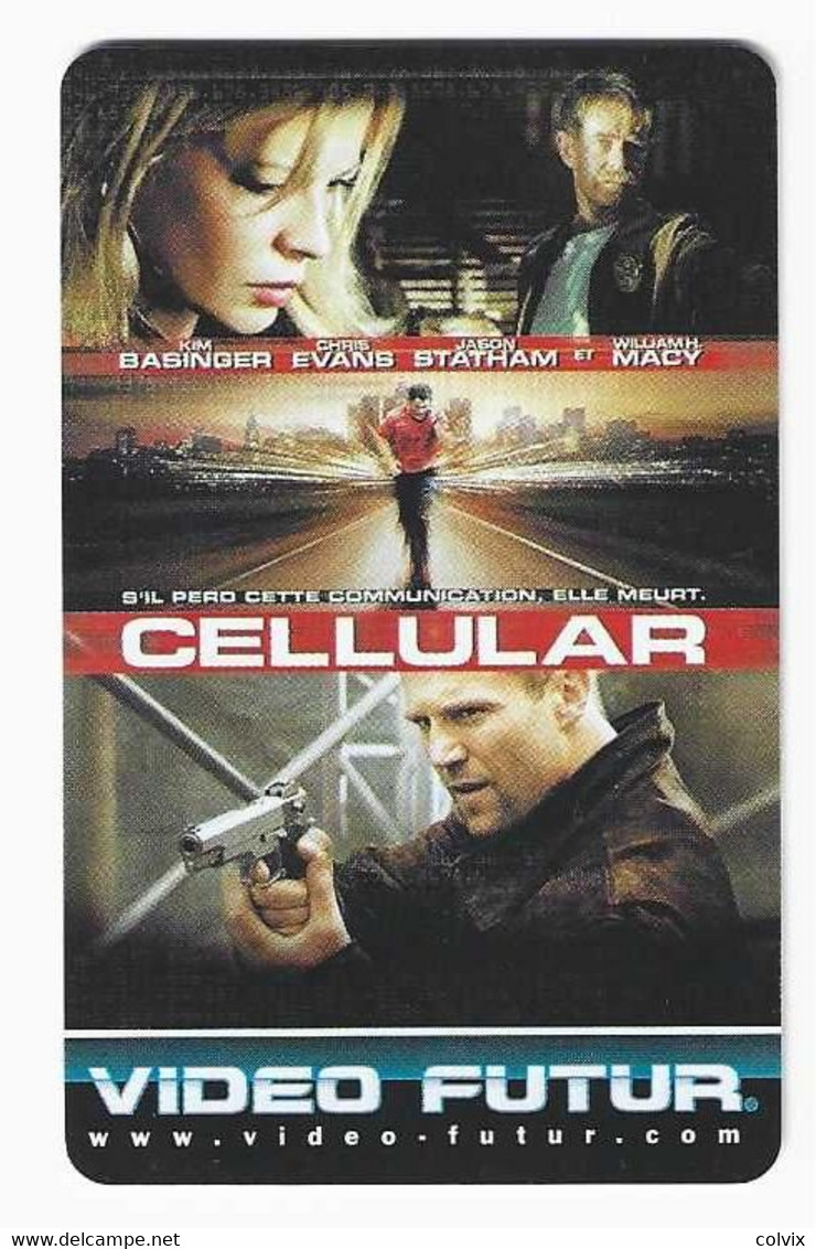 VF 272 VIDEO FUTUR CELLULAR, Kim Bassinger, Chris Evans Film USA 2004 - Sonstige & Ohne Zuordnung