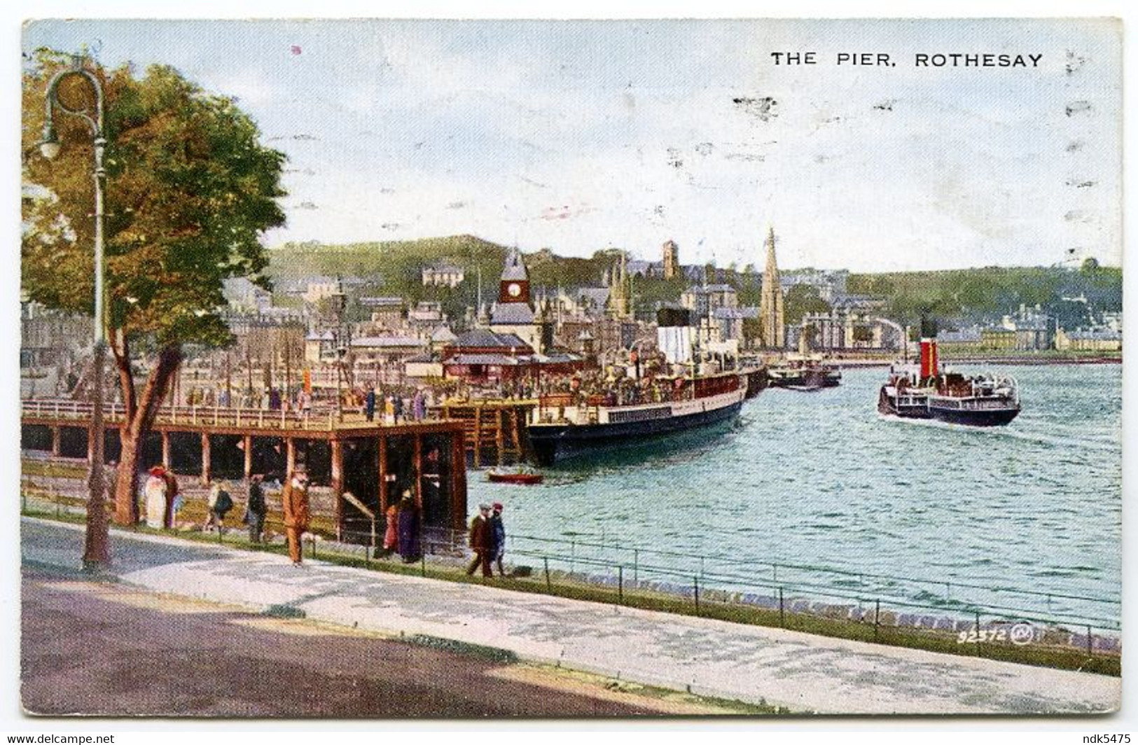 ISLE OF BUTE : ROTHESAY, THE PIER / ADDRESS - EDINBURGH, WEST FOUNTAIN PLACE - Bute