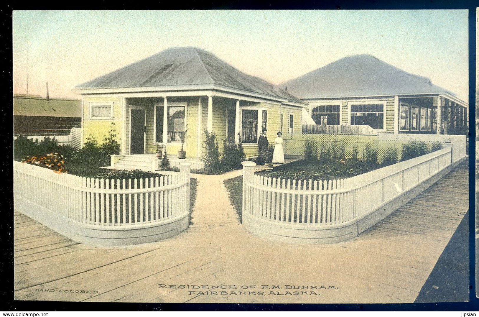 Cpa USA   Alaska Fairbanks Residence Of F.M. Dunham     JA22-66 - Fairbanks