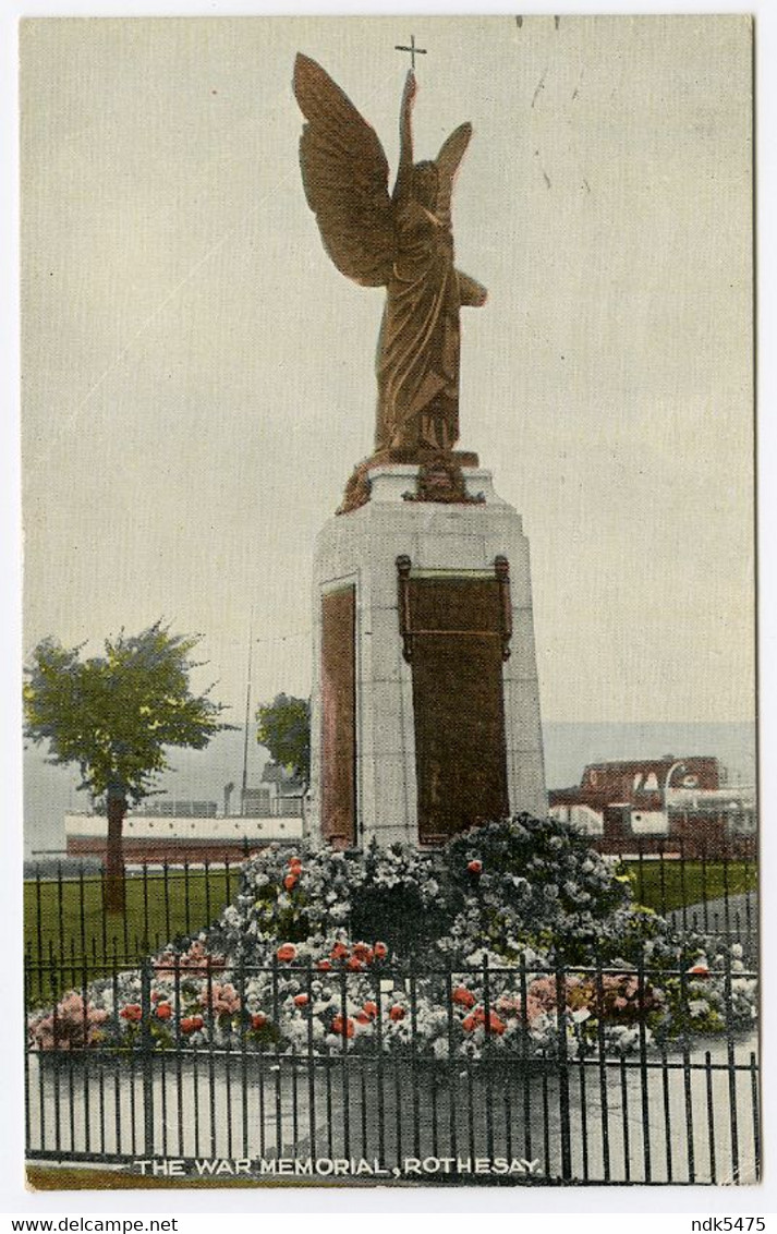 ISLE OF BUTE : ROTHESAY, THE WAR MEMORIAL / ADDRESS - HIGH BLANTYRE, BROOMPARK AVENUE (ORR) - Bute