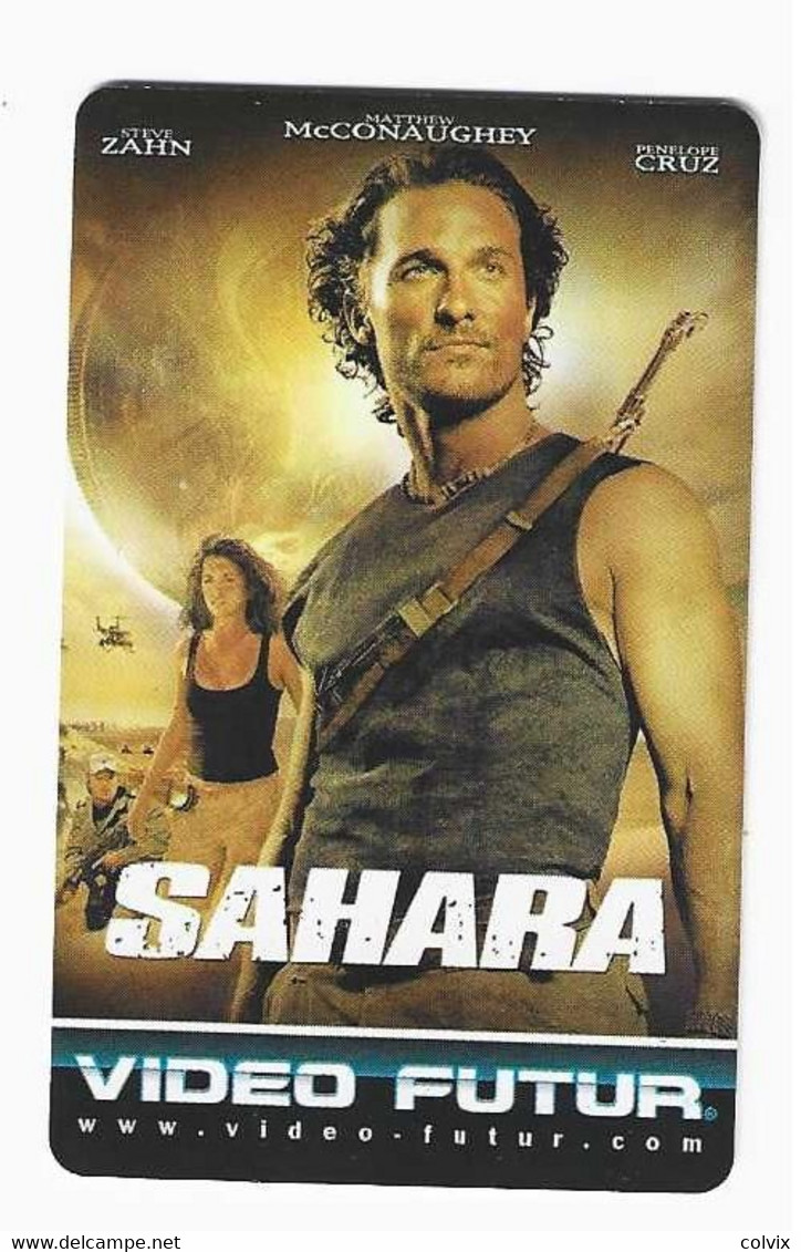 VF 291 VIDEO FUTUR SAHARA, Steve ZAHN, Penelope CRUZ, Film USA 2005 - Autres & Non Classés