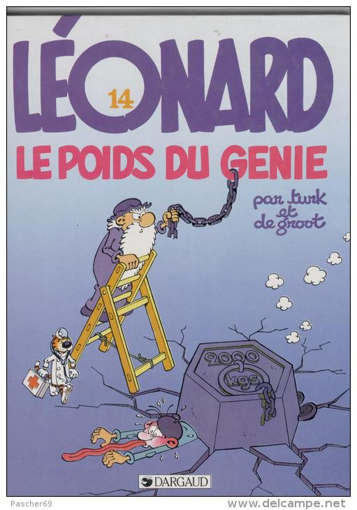 LEONARD (14) LE POIDS DU GENIE        (2 SCANS)       /  N° 57 - Léonard