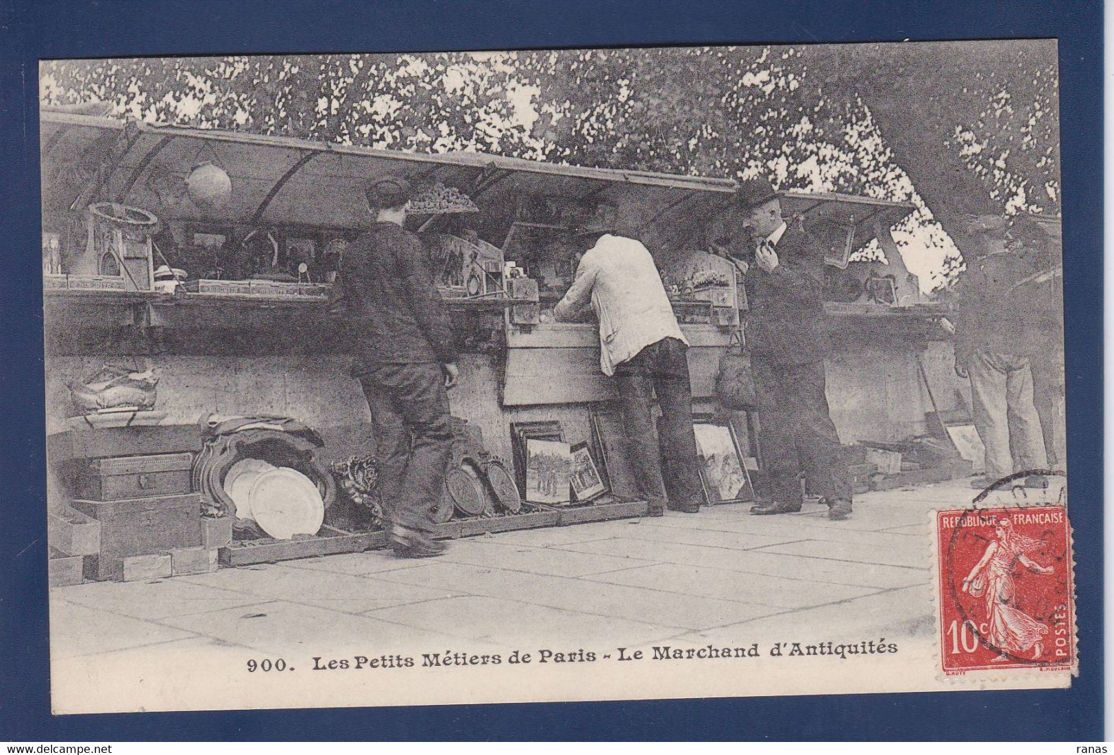 CPA Paris Petits Métiers JH Circulé Marchand D'antiquités - Artigianato Di Parigi