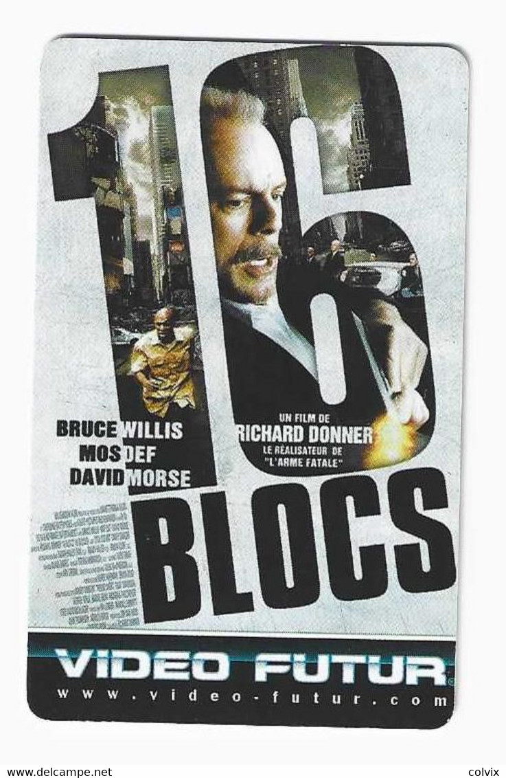 VF 312 VIDEO FUTUR 16 BLOCS, Bruce Willis,  Film USA 2006 - Andere & Zonder Classificatie