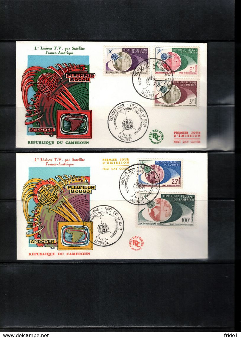 Cameroun 1963 Space / Raumfahrt Satellite Telstar FDC - Afrika