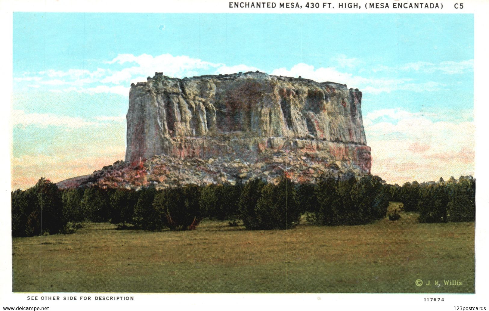 Enchanted Mesa, 430 Ft. High, (Mesa Encantada) - New Mexico - Albuquerque