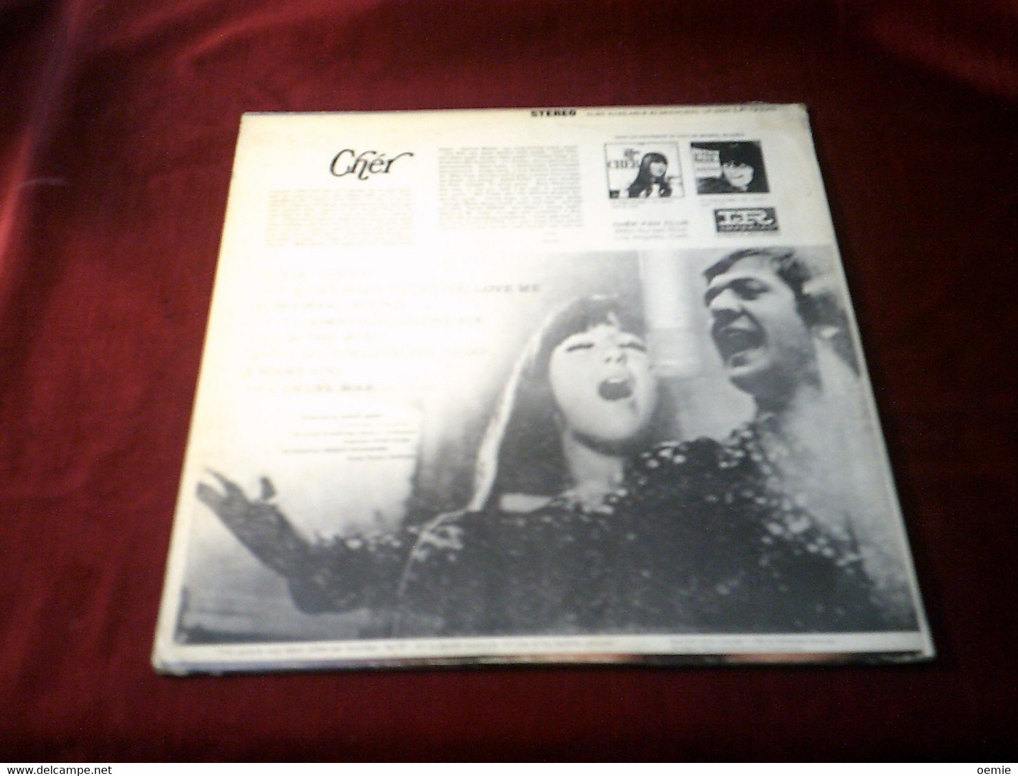 CHER  °  33 TOURS ORIGINALE  USA 1966 - 45 T - Maxi-Single