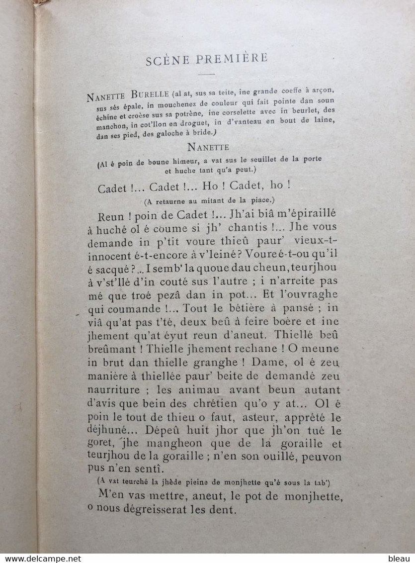 (Charente, Saintonge, Patois) Yan SAINT-ACERE : La Mérine à Nastasie. Saintes, 1930. - Poitou-Charentes