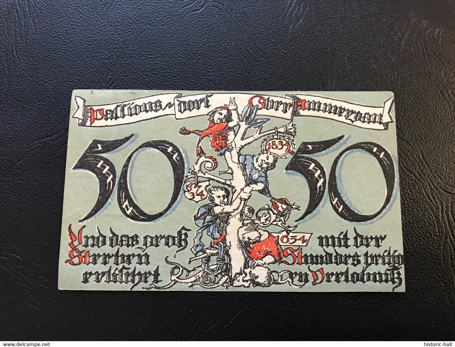 Notgeld - Billet Necéssité Allemagne - 50 Pfennig - Ammergau - 1 Juillet 1921 - Ohne Zuordnung