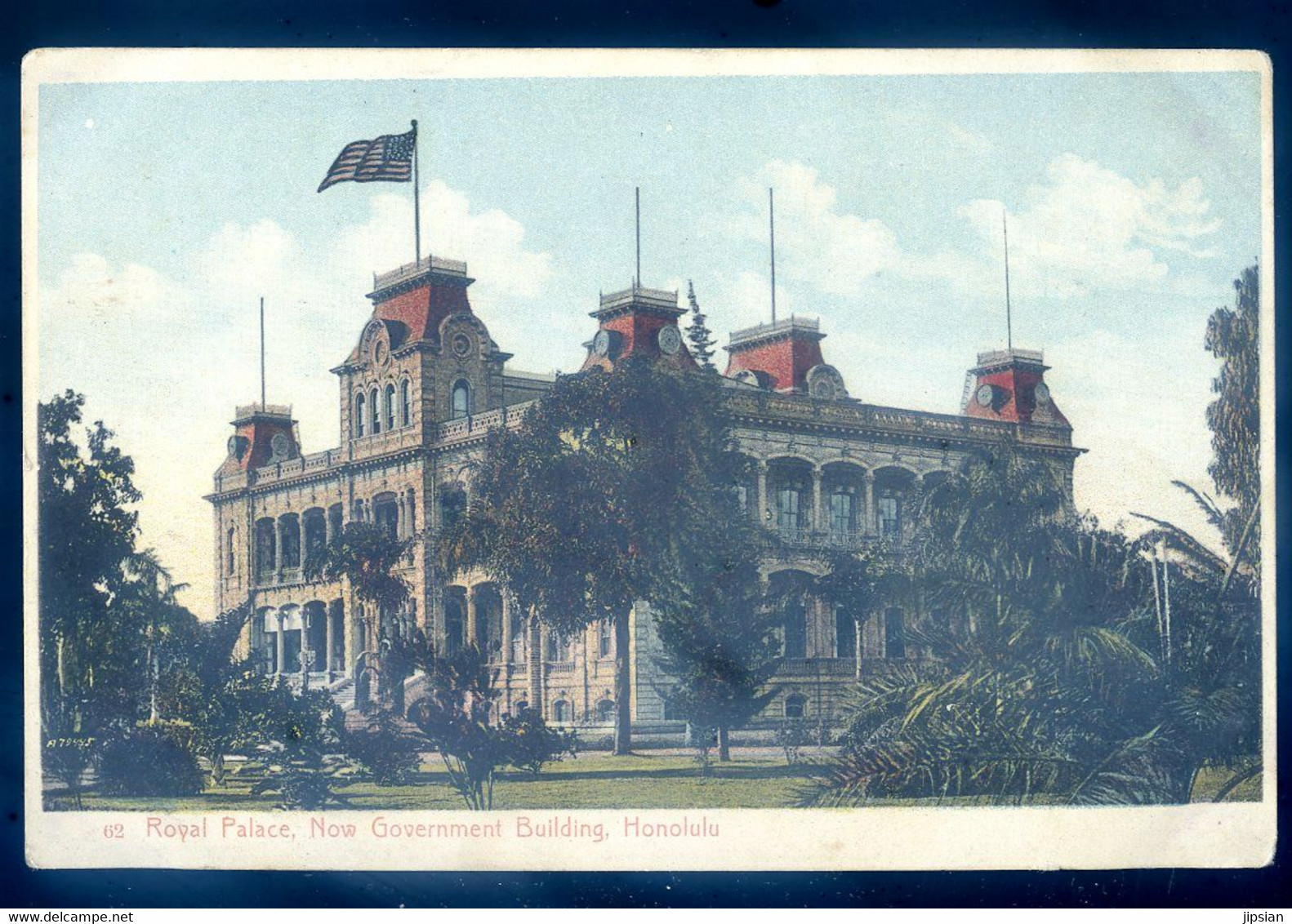 Cpa Etats Unis -- Hawaii Honolulu , Royal Palace , Now Government Building   JA22-65 - Honolulu