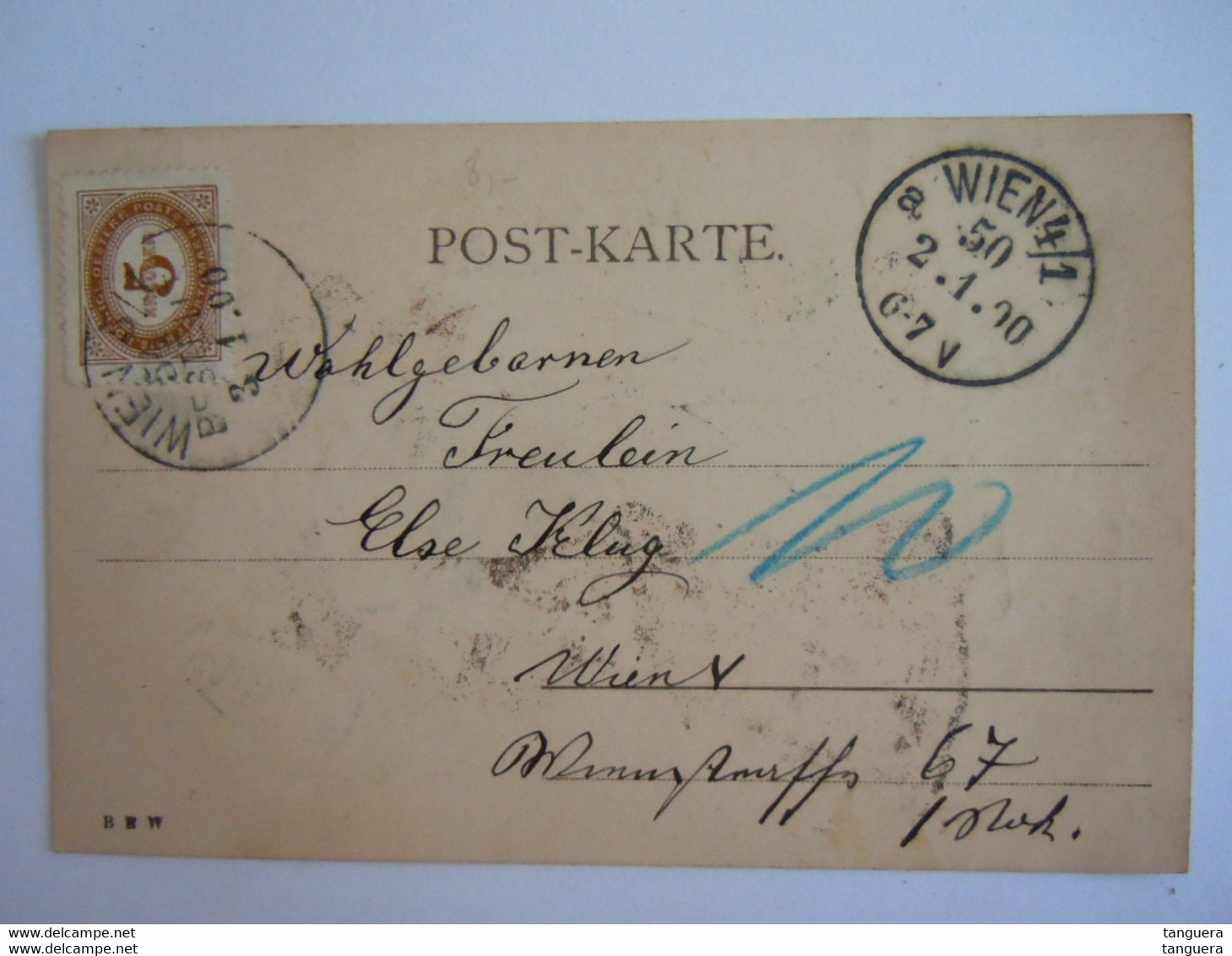 Prosit Neujahr Rauchfangkehrer Schoorsteenveger Varkens Ramoneur Cochons Trefle Taxe Autriche Yv Nr 4 Wien 1900 - New Year