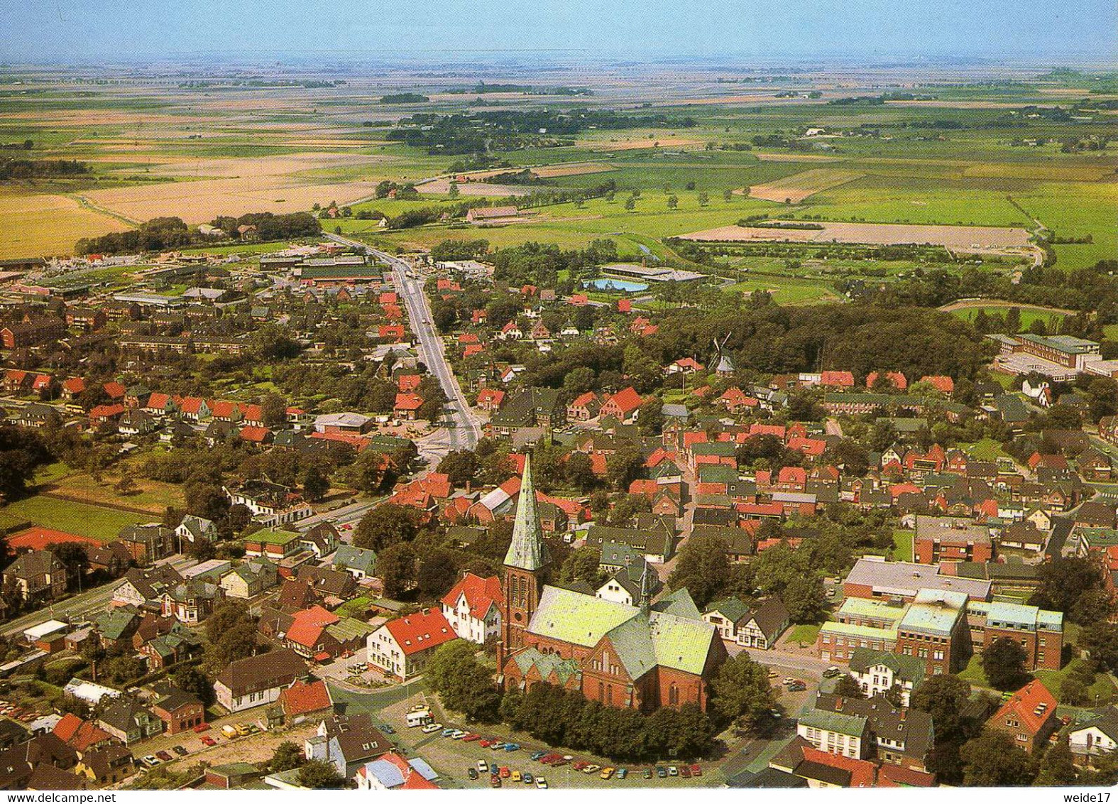 04345 - Blick Auf Den Dom Und Das Zentrum Von MELDORF - Meldorf