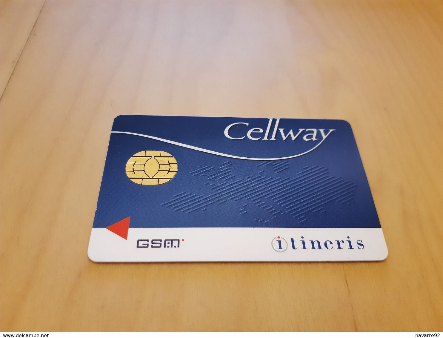 ANCIENNE CARTE GSM SIM CELLWAY ITINERIS T.B.E !!! - Other & Unclassified