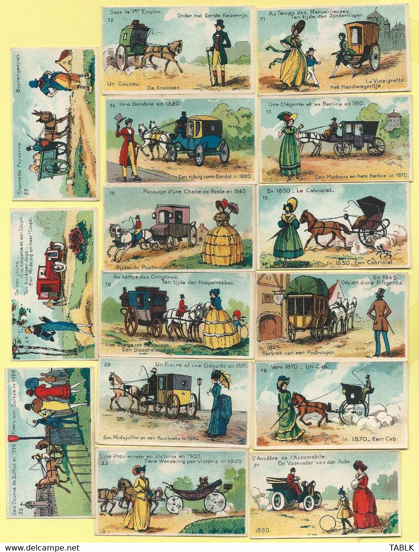 4359 - RENAUX - VERZAMELING KOETSEN - CALECHES - CARRIAGES - KUTSCHEN - SERIE 25 CHROMO'S - Other & Unclassified