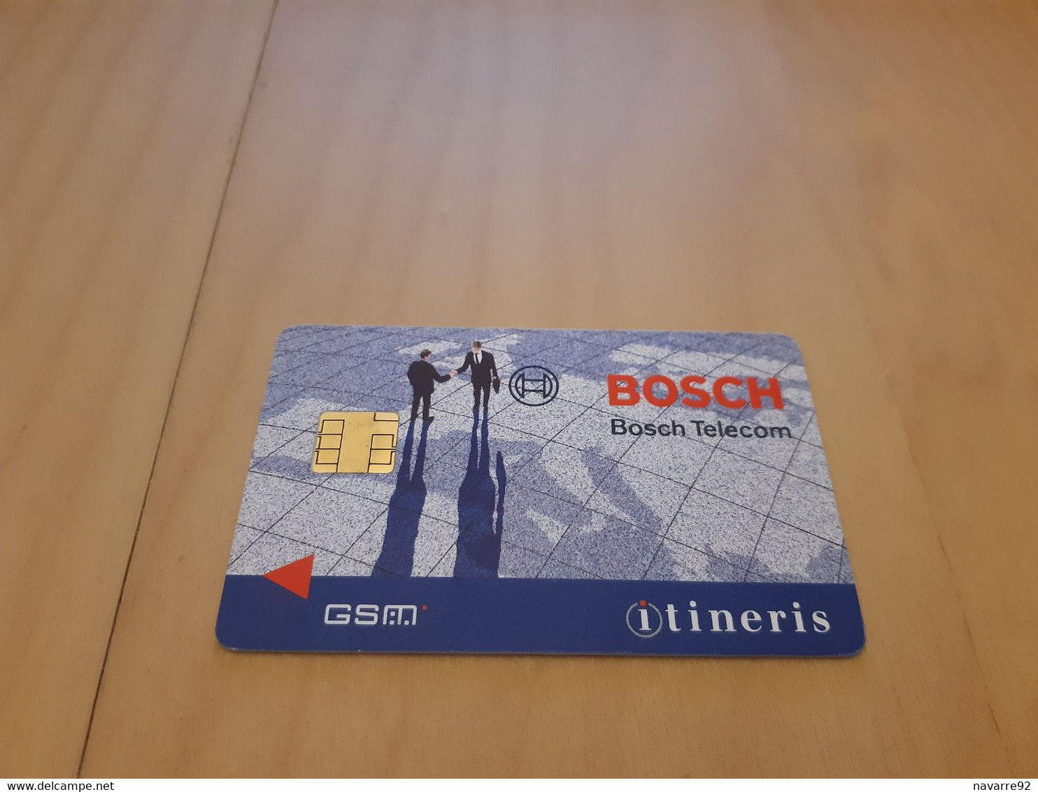 ANCIENNE ET JOLIE CARTE GSM SIM BOSCH ITINERIS T.B.E !!! - Sonstige & Ohne Zuordnung