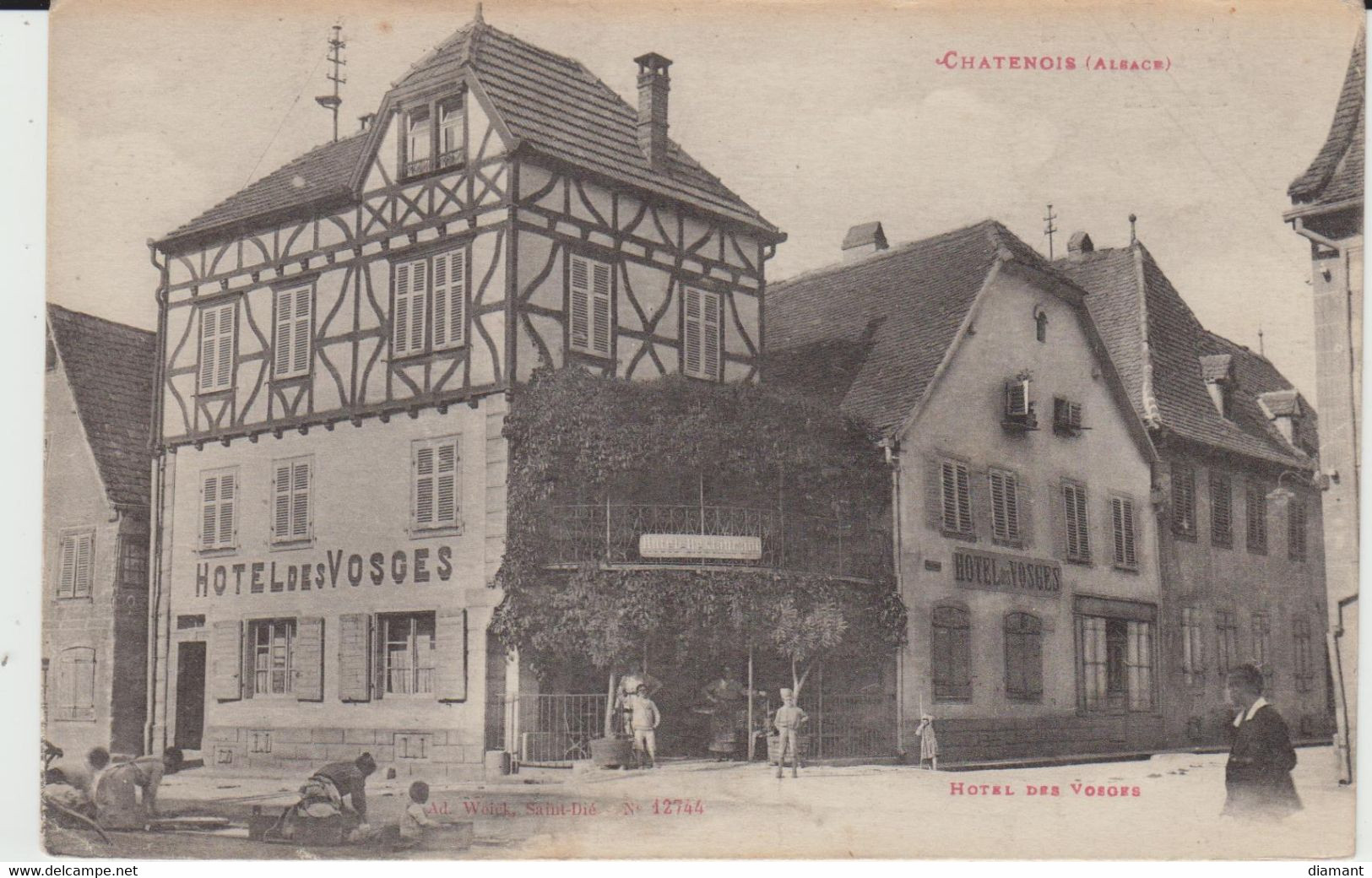 KESTENHOLZ (67) - Hôtel Des Vosges - état Correct - Chatenois