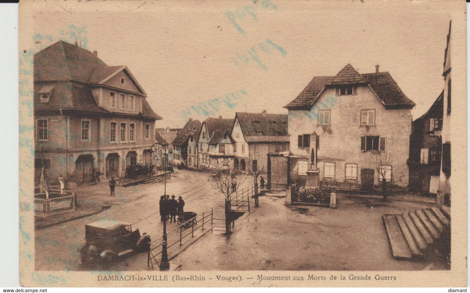 DAMBACH LA VILLE (67) - Monument Aux Morts De La Grande Guerre - état Correct - Dambach-la-ville