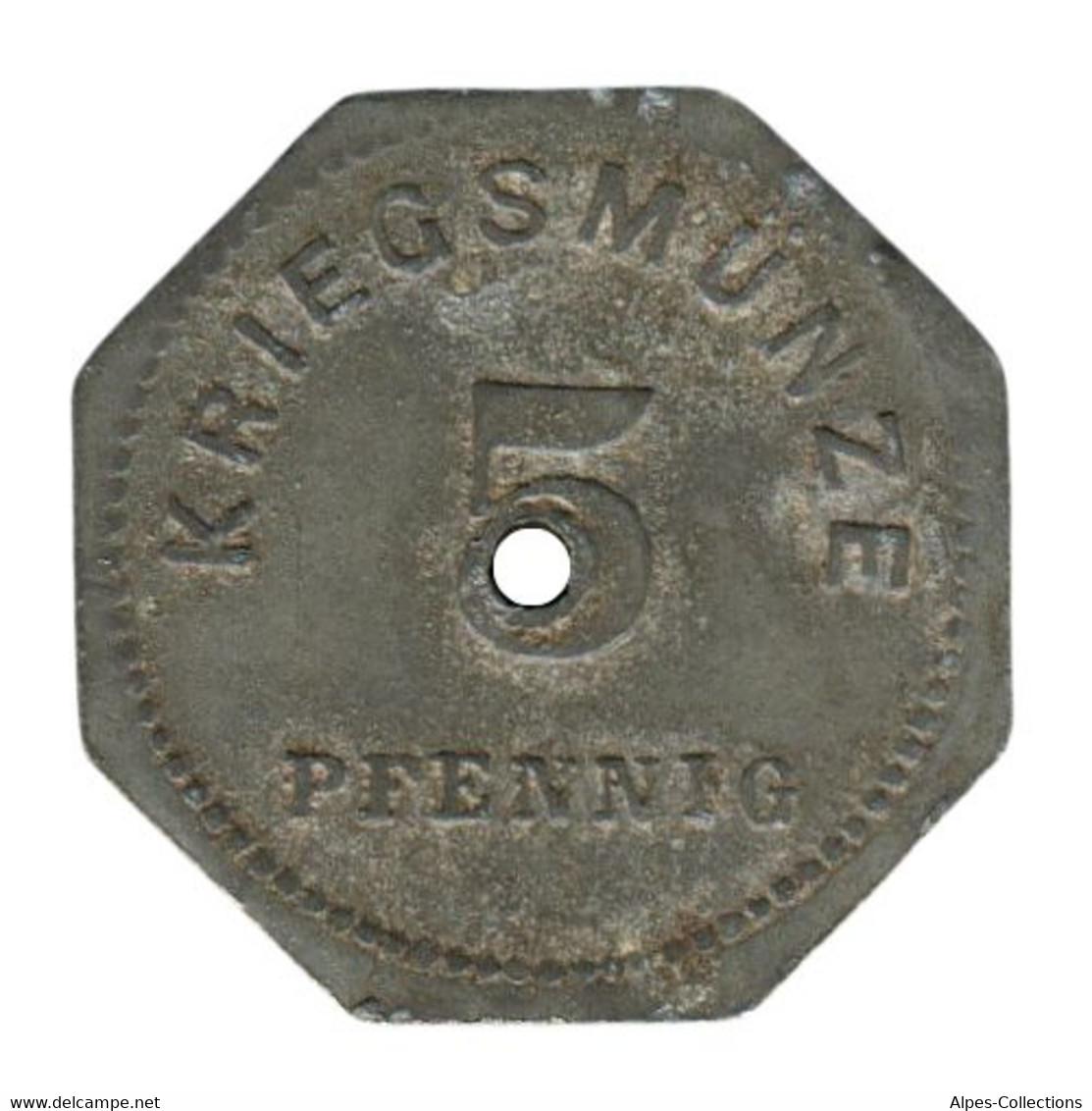 ALLEMAGNE - BENSHEIM - 05.1 - Monnaie De Nécessité - 5 Pfennig 1917 - Monétaires/De Nécessité