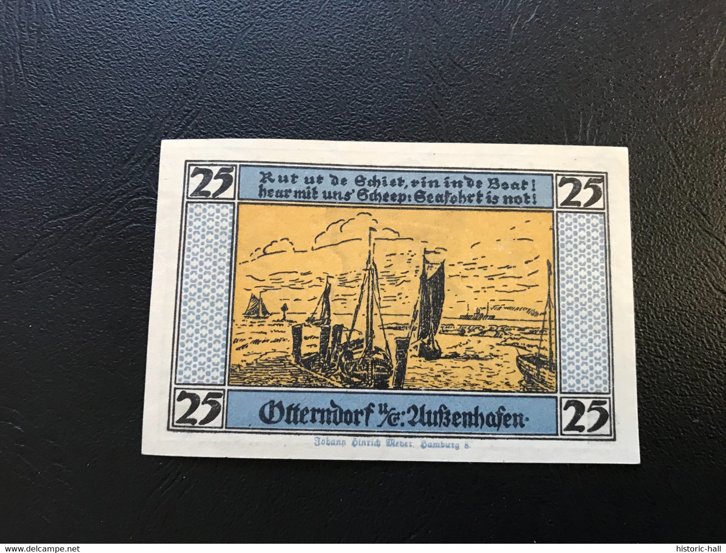Notgeld - Billet Necéssité Allemagne - 25 Pfennig - Otterndorf  - Mai 1920 - Sin Clasificación
