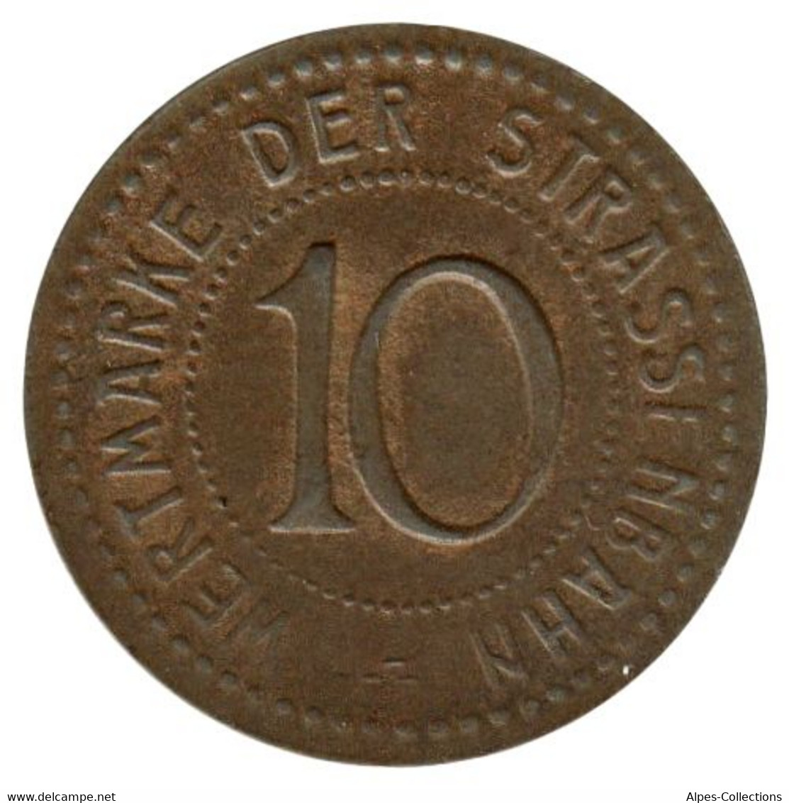 ALLEMAGNE - BRESLAU- 10.1 - Monnaie De Nécessité - 10 Pfennig 1918 - Monétaires/De Nécessité