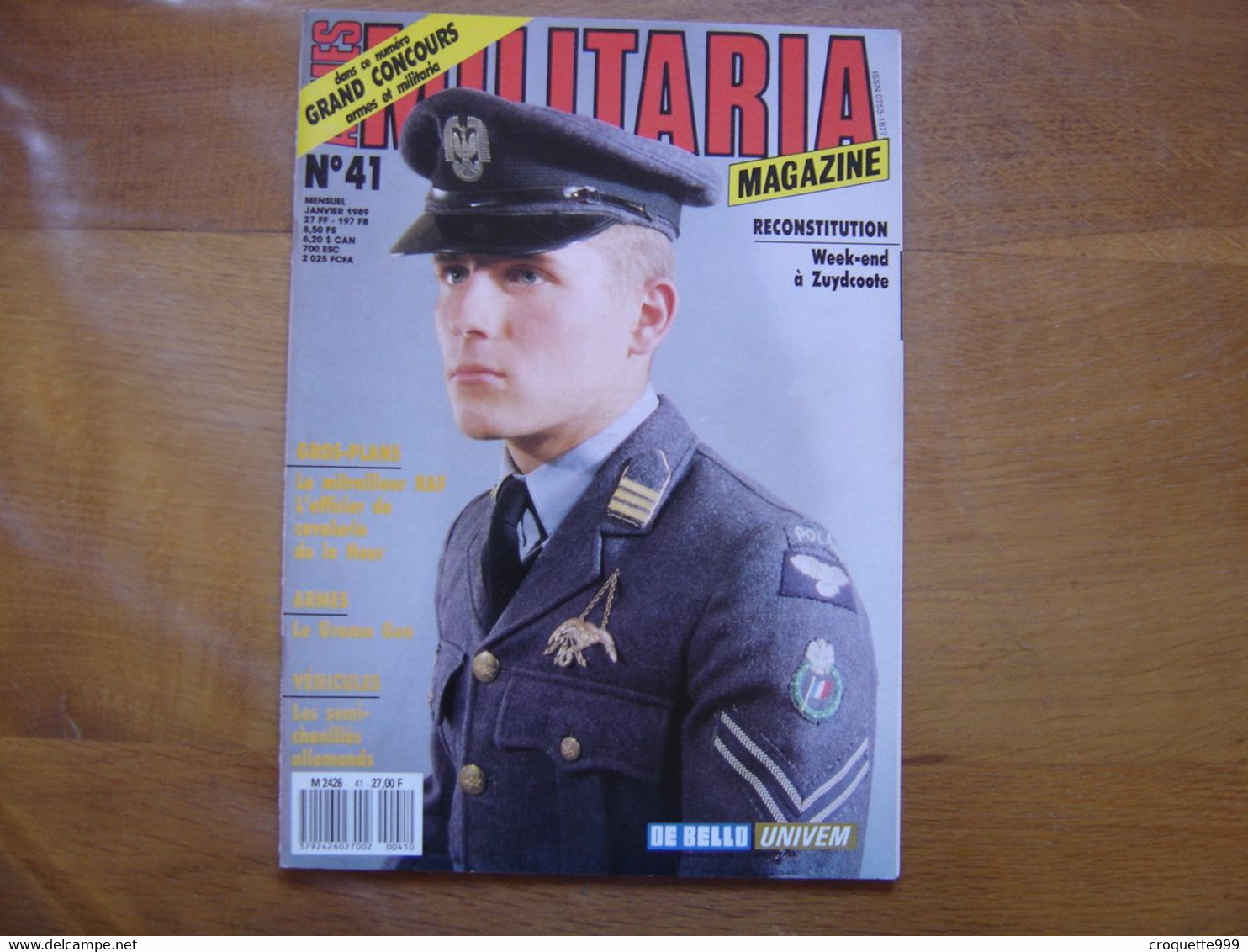 MILITARIA MAGAZINE 41 GUERRE MILITAIRES Sommaire En Photo - Armes