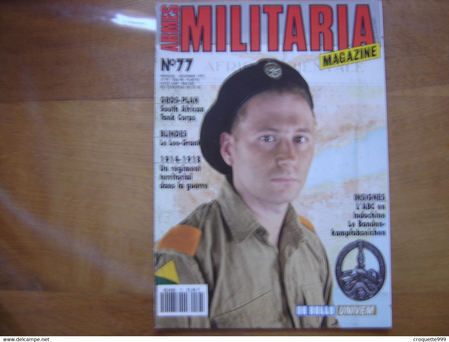 MILITARIA MAGAZINE 77 GUERRE MILITAIRES Sommaire En Photo - Armas