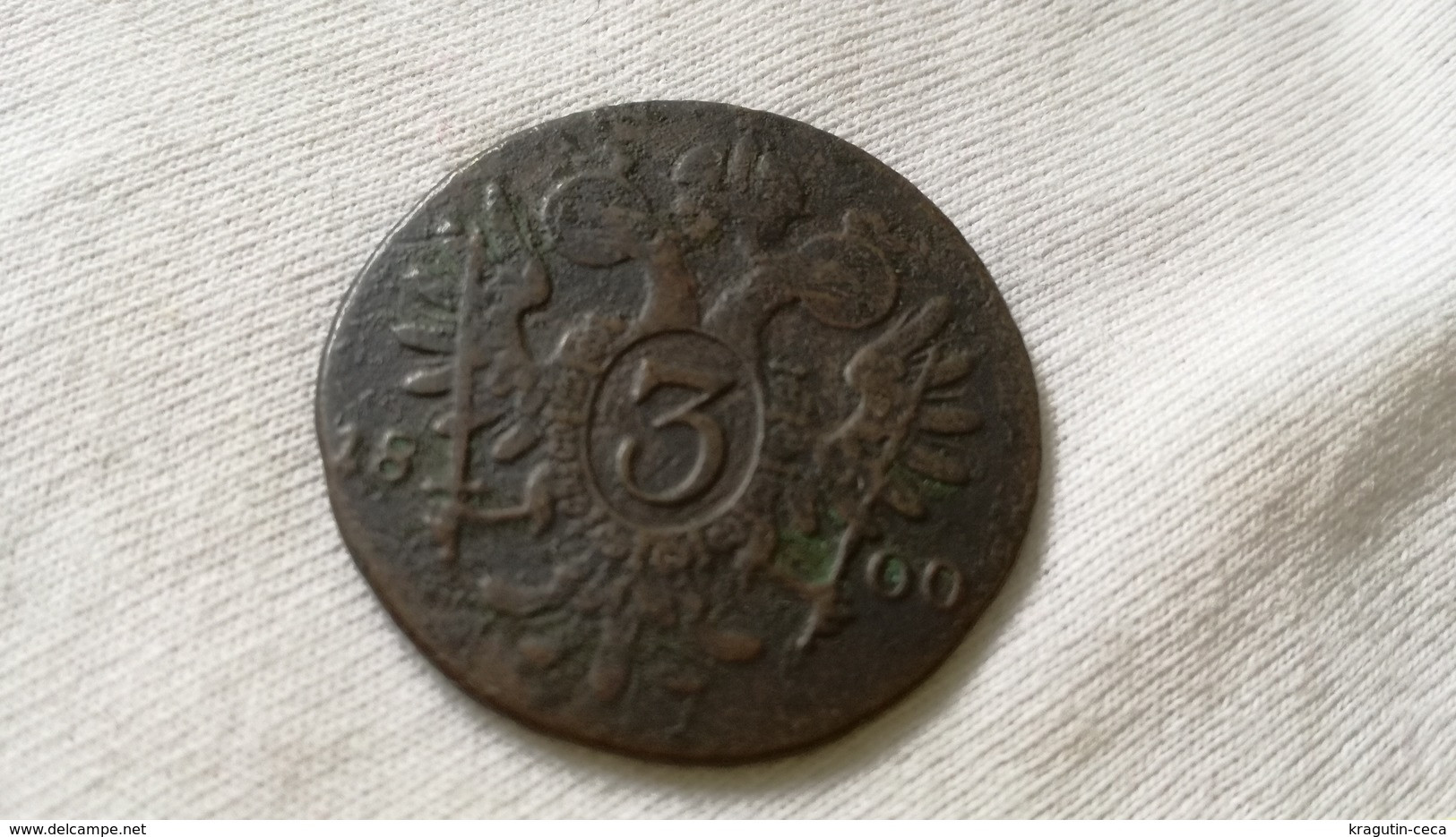 1800 3 KREUZER AUSTRIA HUNGARY COIN MUNZE ÖSTERREICH UNGARN FRANZ II ROM KAI KON  Franz II HABSBURG