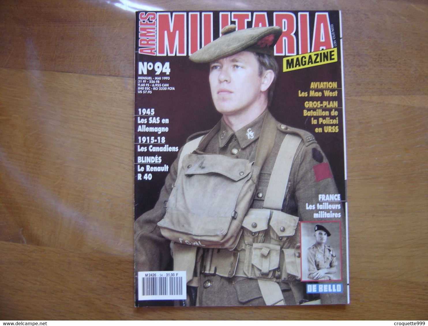 MILITARIA MAGAZINE 94 GUERRE MILITAIRES Sommaire En Photo - Waffen