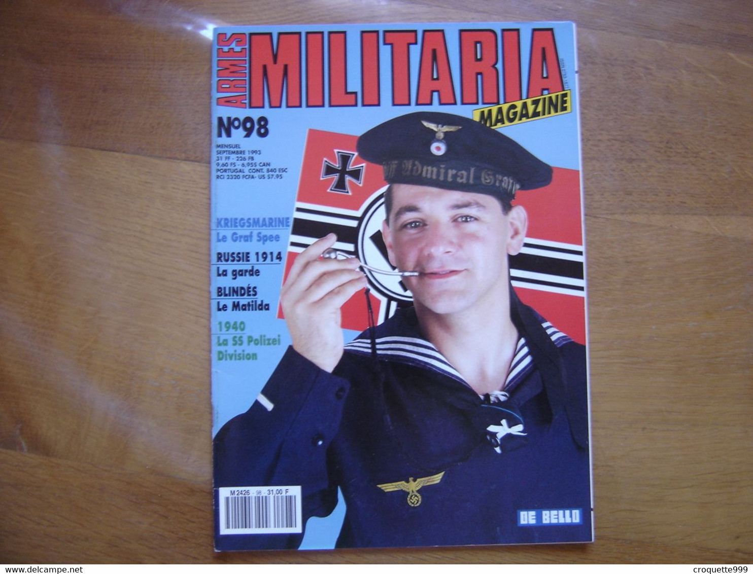 MILITARIA MAGAZINE 98 GUERRE MILITAIRES Sommaire En Photo - Armes