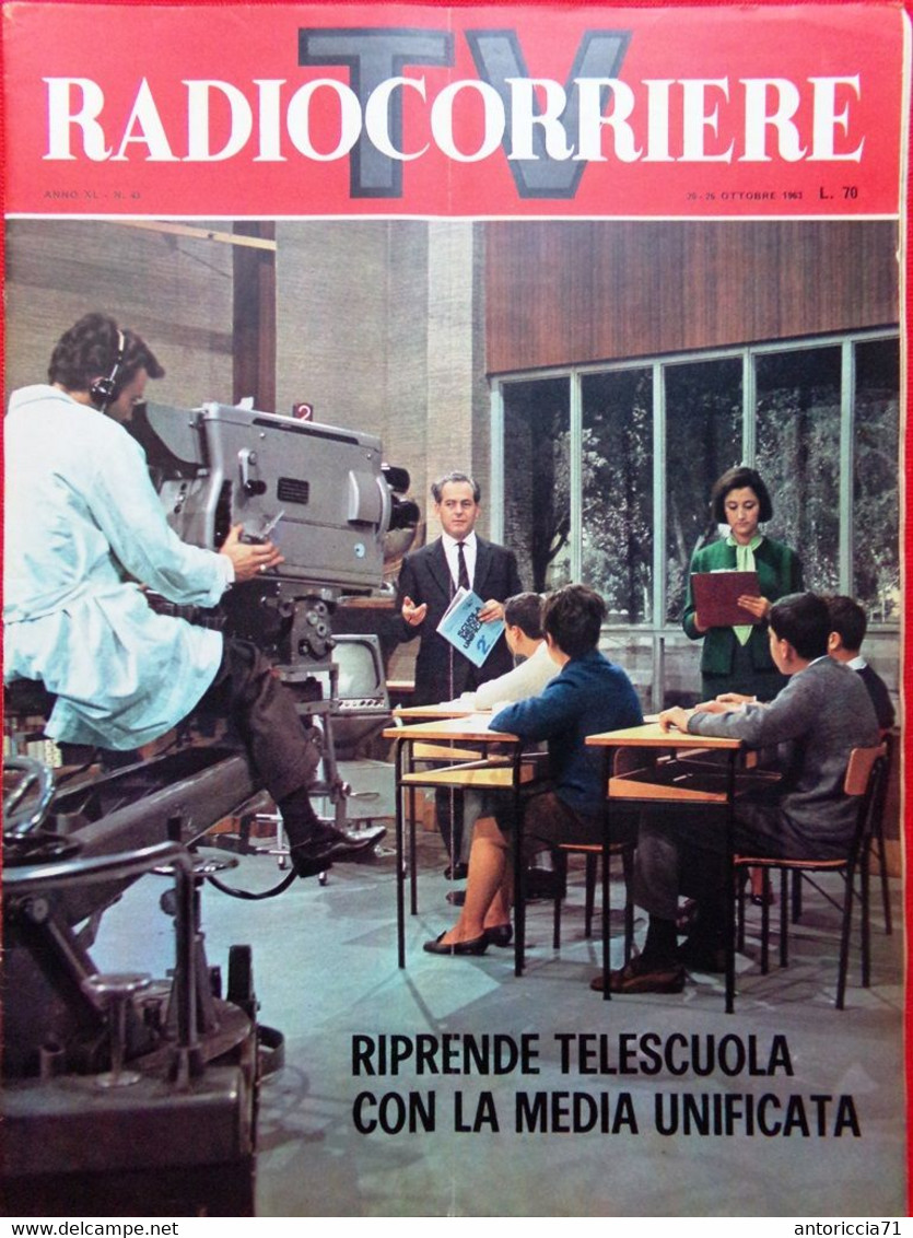 Radiocorriere TV Del 20 Ottobre 1963 Masiero Opera Longarone Sheridan Edith Piaf - Télévision