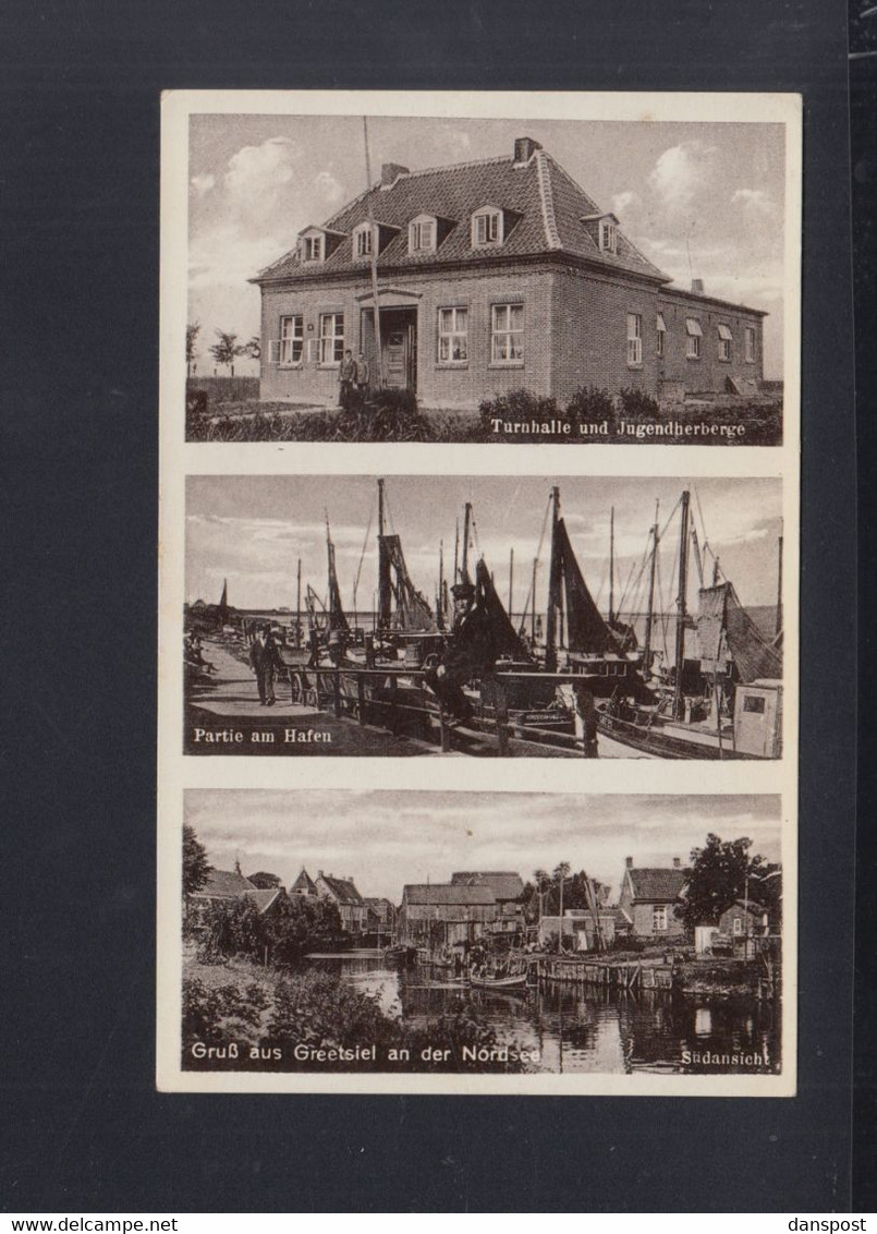 Dt. Reich AK 1933 Greetsiel - Krummhoern