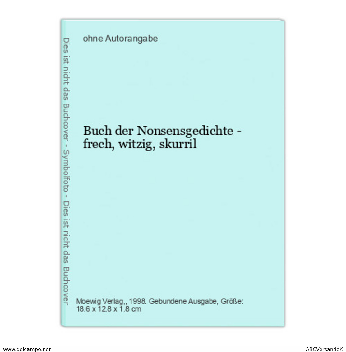 Buch Der Nonsensgedichte - Frech, Witzig, Skurril - Humor