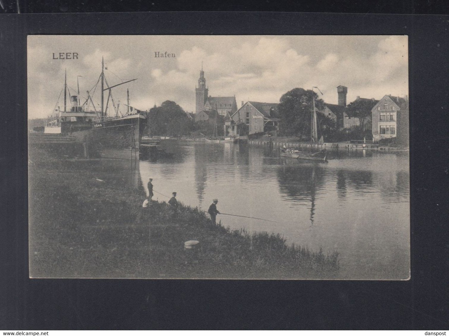 Dt. Reich AK Leer Hafen 1905 - Leer