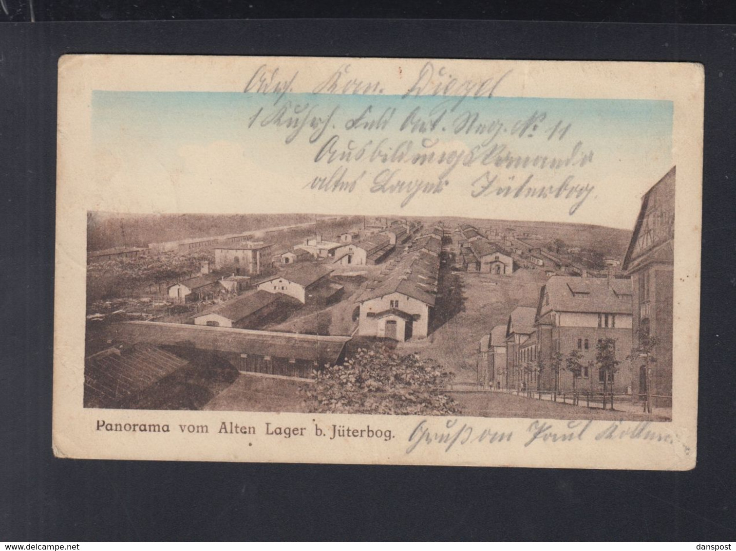 Dt. Reich AK Alter Lager Jüterbog 1914 - Jueterbog