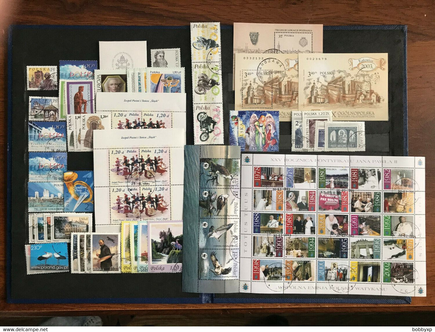 Poland 2003. Complete Year Set. 43 Stamps And 5 Mini Sheets. USED - Full Years